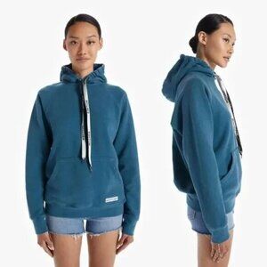 MOTHER The Loafer Hoodie in In The Hot Seat MOTHER Pullover Sweater Sweatshirt S